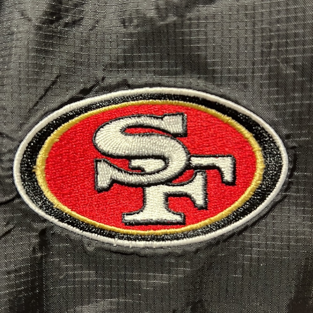 NFL Team Apparel San Francisco 49ers Workout/Sweatpants zipper down & up and off - Picture 5 of 13